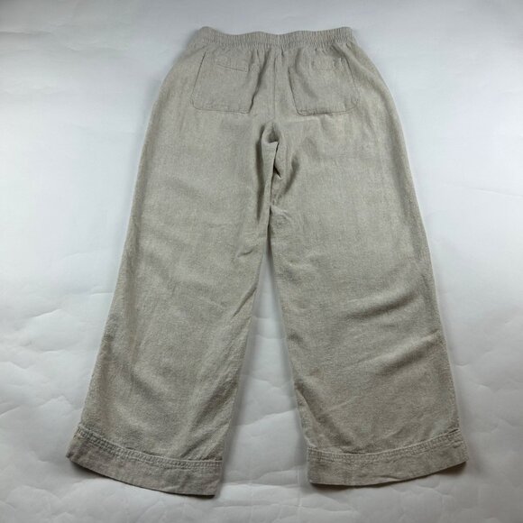 Old Navy Flax Linen Blend High Rise Wide Leg Pant S - Picture 6 of 7